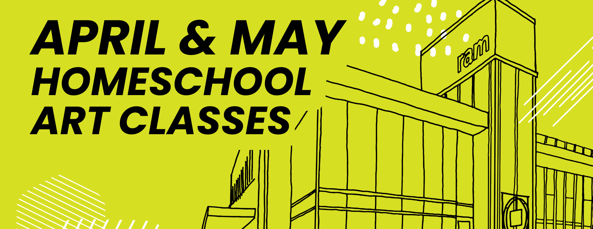 Homeschool Art Classes – April/May 2026